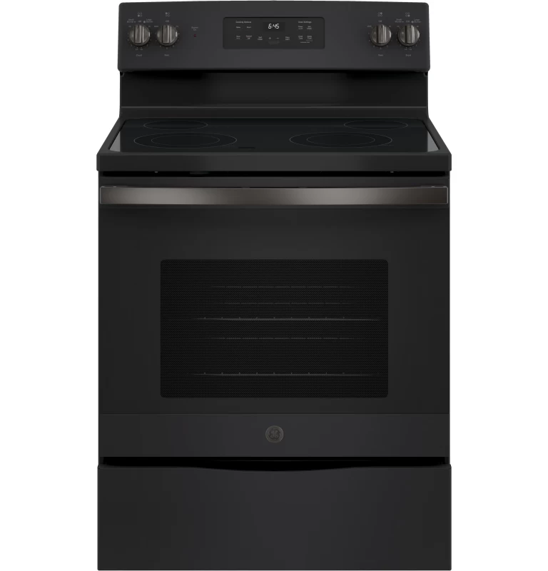 GE 30" Free-Standing Electric Range Black Slate JB645FKDS Picture 1