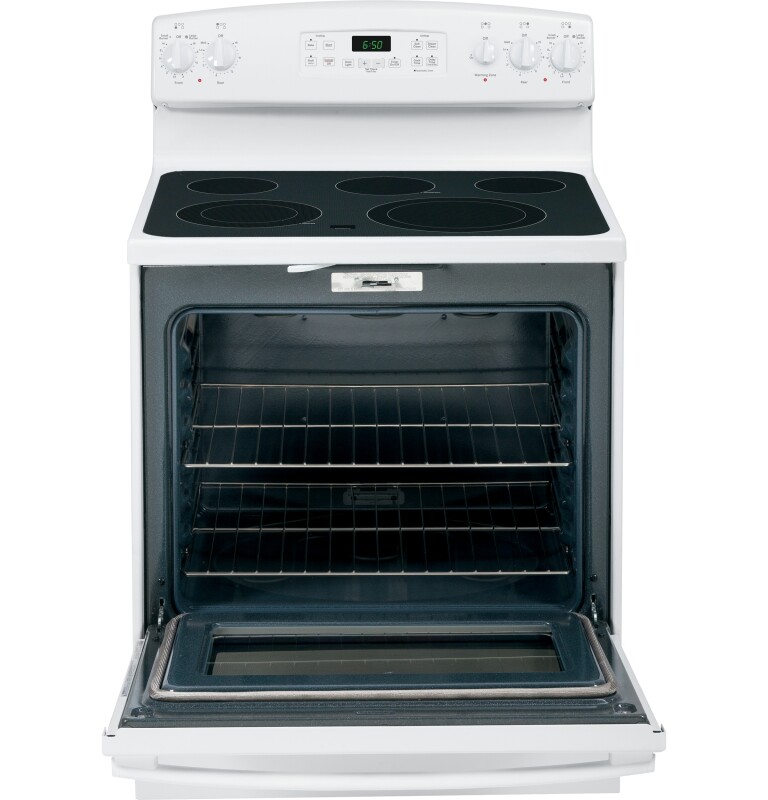 30" Free-Standing Electric Range JB650DFWW, product image 3 of 11