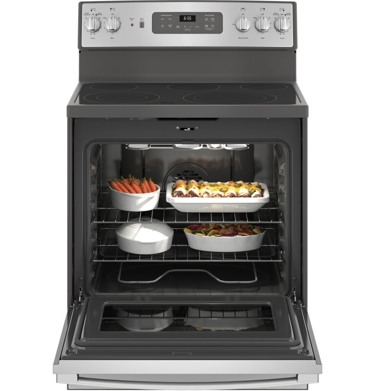 30" Free-Standing Electric Convection Range JB655SKSS