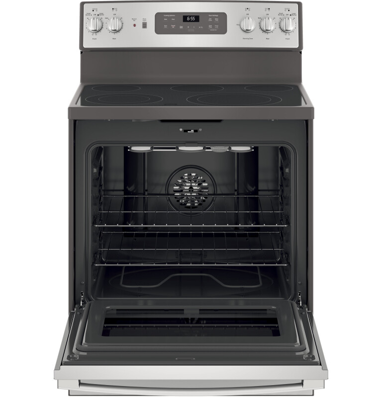 30" Free-Standing Electric Convection Fingerprint Resistant Range JB655YKFS