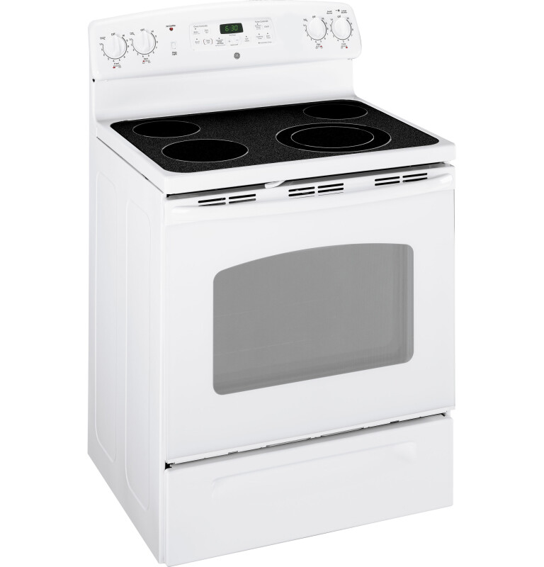30" Free-Standing Electric Convection Range JB670DPWW, product image 2 of 3