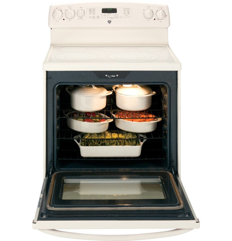 30" Free-Standing Electric Range with Warming Drawer JB705TTCC, product image 3 of 9