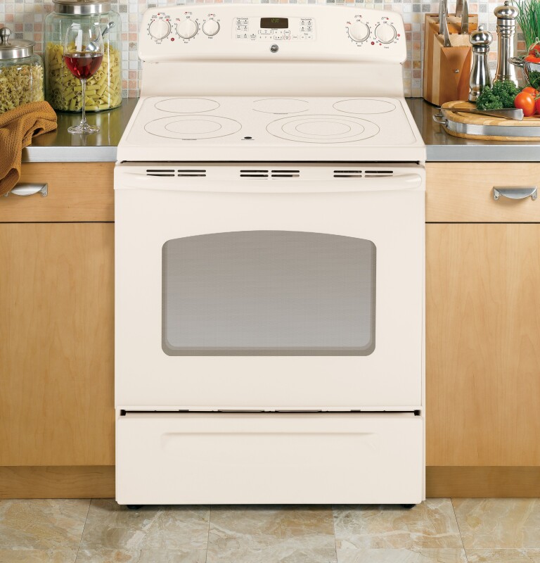 30" Free-Standing Electric Range with Warming Drawer JB705TTCC, product image 4 of 9
