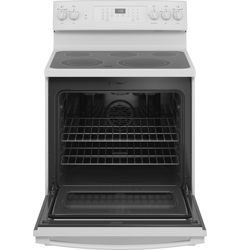 30" Free-Standing Electric Convection Range with No Preheat Air Fry JB735DPWW, product image 2 of 15