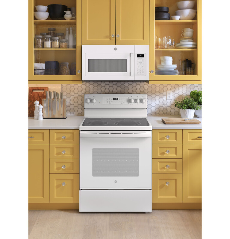 30" Free-Standing Electric Convection Range with No Preheat Air Fry JB735DPWW, product image 6 of 15