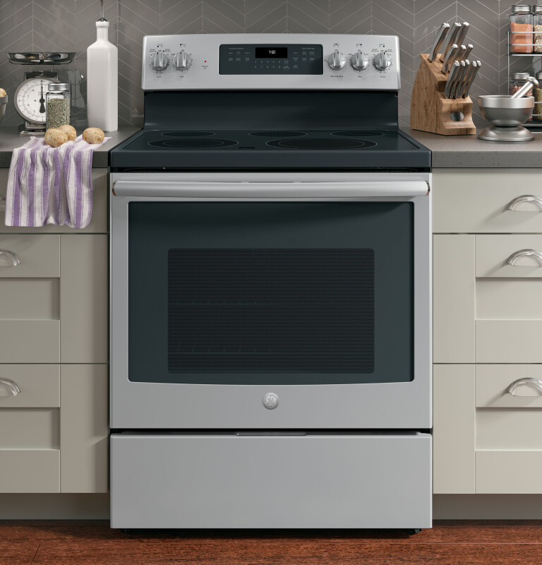 30" Free-Standing Electric Convection Range JB750SJSS, product image 9 of 16