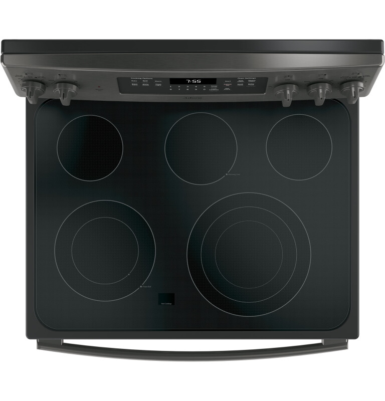 Adora series by GE 30" Free-Standing Electric Convection Range JB755BJTS, product image 3 of 8