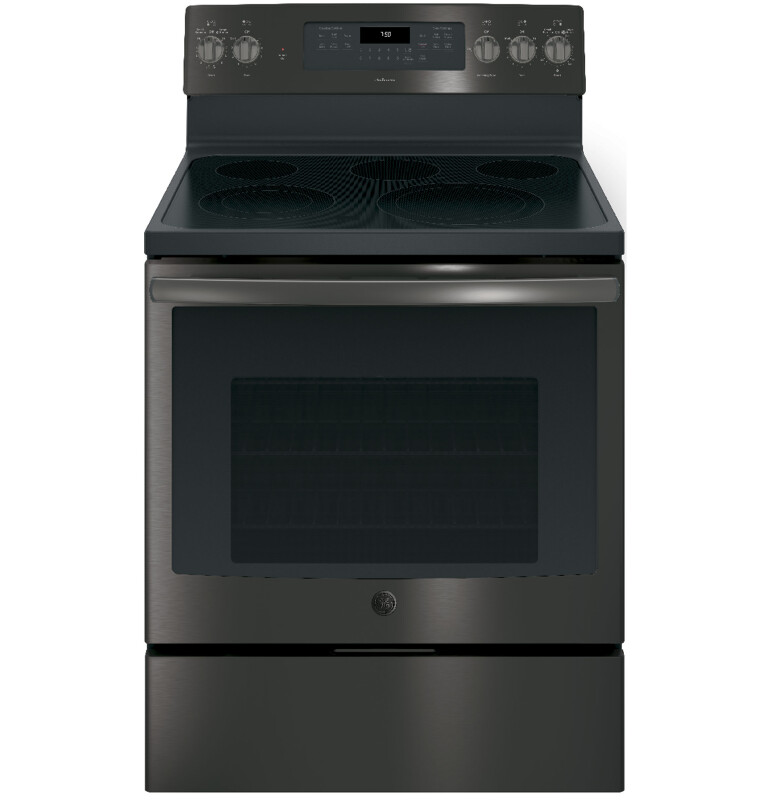 Adora series by GE 30" Free-Standing Electric Convection Range JB755BJTS