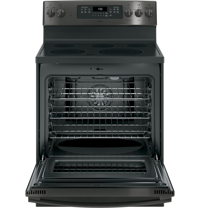 Adora series by GE 30" Free-Standing Electric Convection Range JB755BJTS, product image 4 of 8