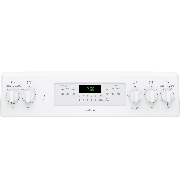 Adora series by GE 30" Free-Standing Electric Convection Range JB755DJWW, product image 4 of 13