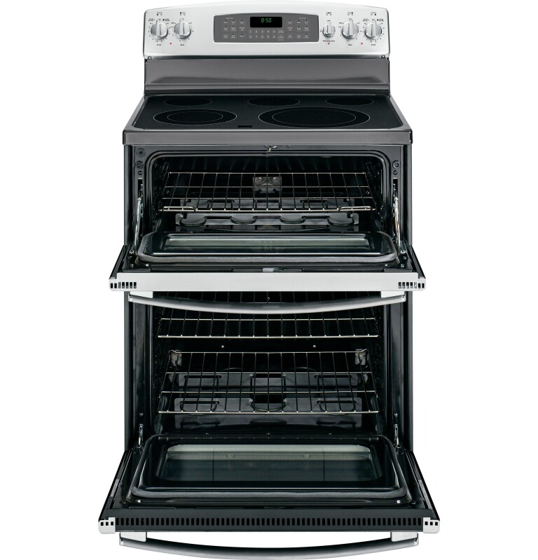 30" Free-Standing Electric Double Oven Range JB850SFSS, product image 3 of 13
