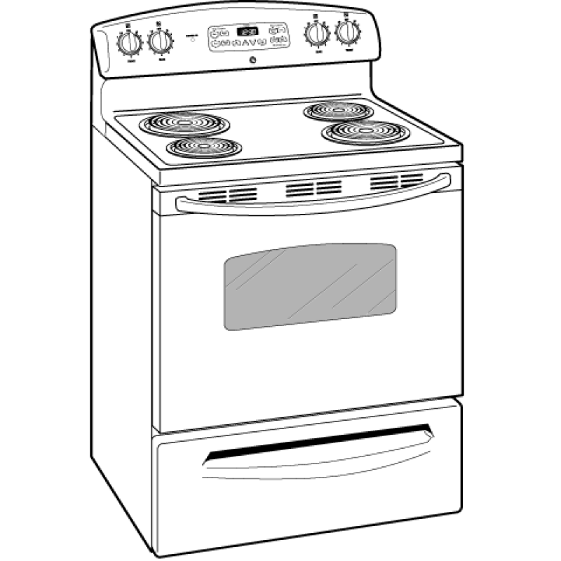30" Free-Standing Electric Range JBP23DNWW