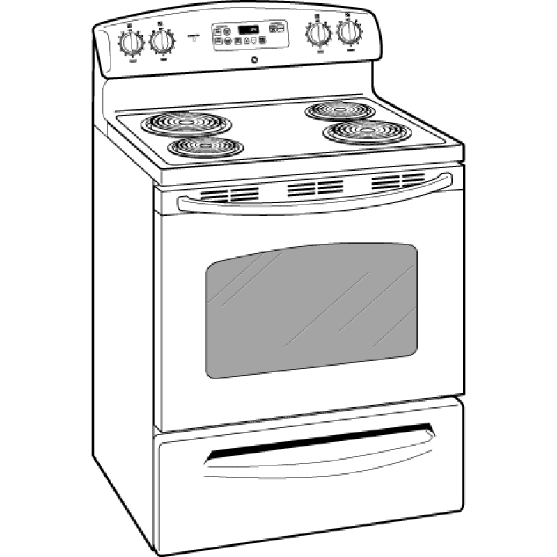 30" Free-Standing Electric Range view 2