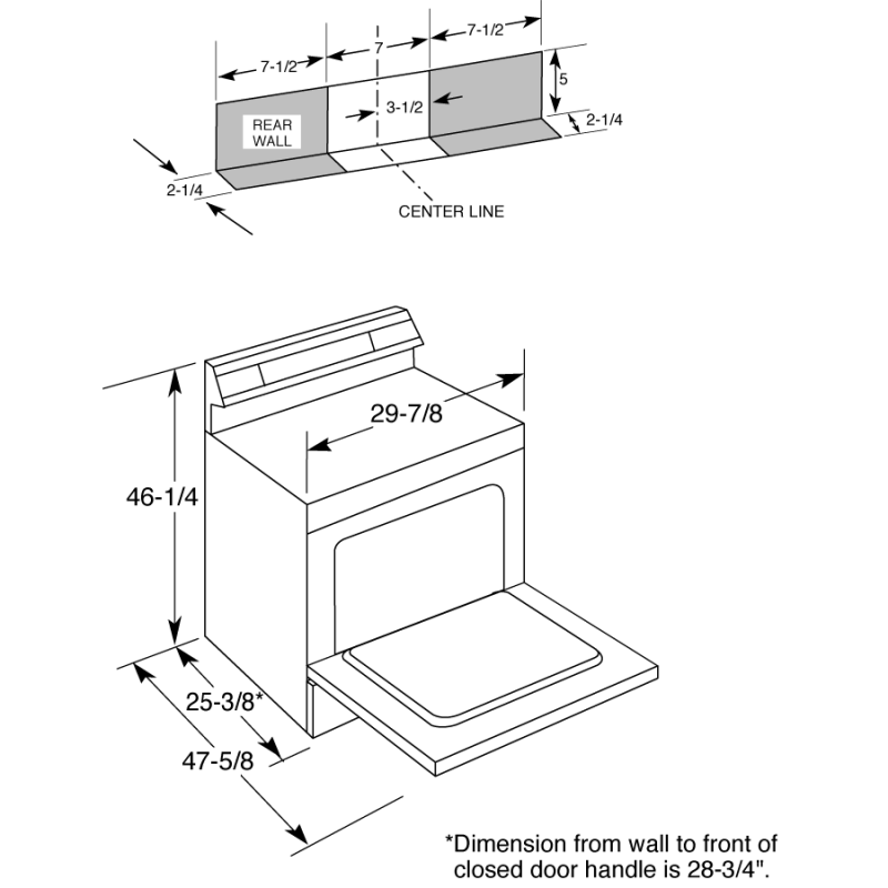 30" Free-Standing Electric Range view 3