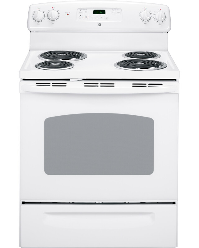 30" Free-Standing Electric Range JBP23DRWW, product image 2 of 4