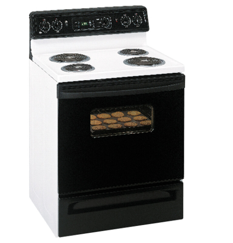 GE 30" Free-Standing QuickClean Electric Range White JBP24DBWH Picture 1