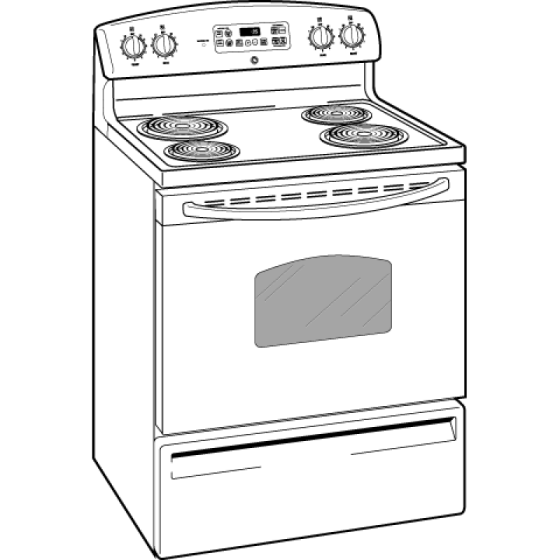 30" Free-Standing Electric Range JBP28DRCC