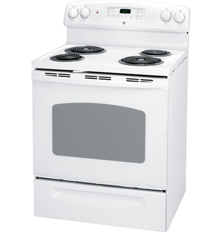 30" Free-Standing Electric Range JBP35CMWW, product image 3 of 3