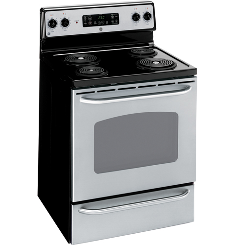 GE 30" Free-Standing Electric Range Stainless Steel JBP35SKSS Picture 1