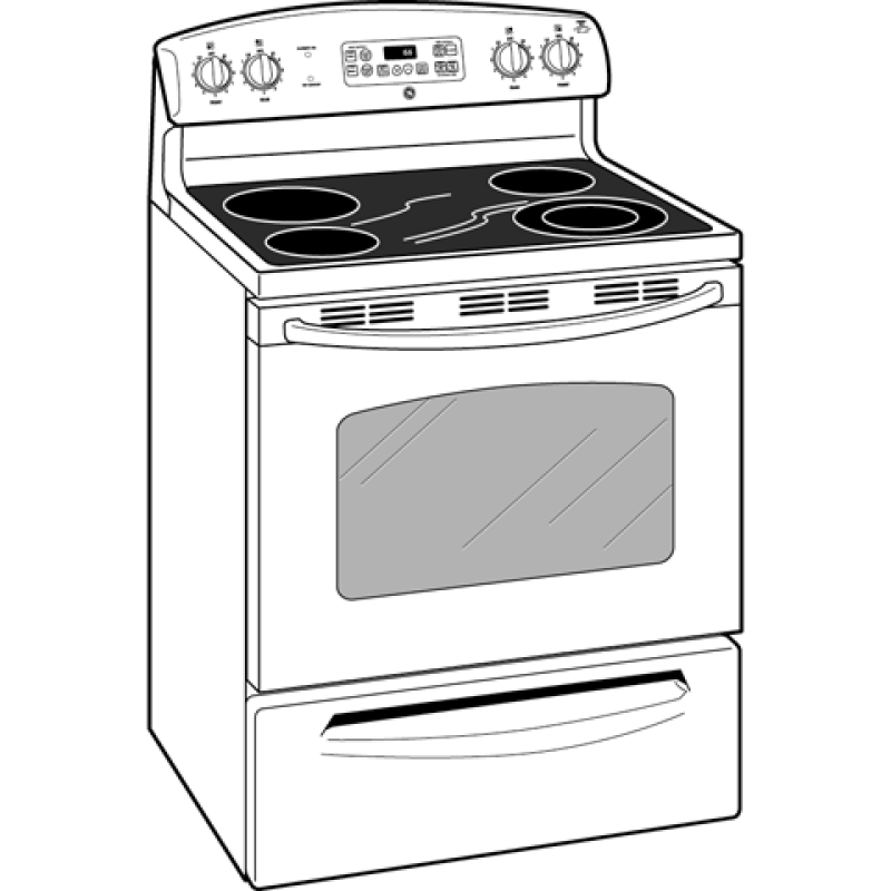 30" Free-Standing Electric Range JBP66DMBB