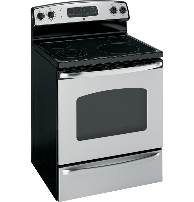 30" Free-Standing Electric Range JBP67SMSS, product image 2 of 2