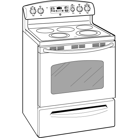 30" Free-Standing Electric Range view 2