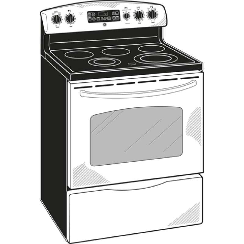 30" Free-Standing Electric Convection Range JBP74SMSS