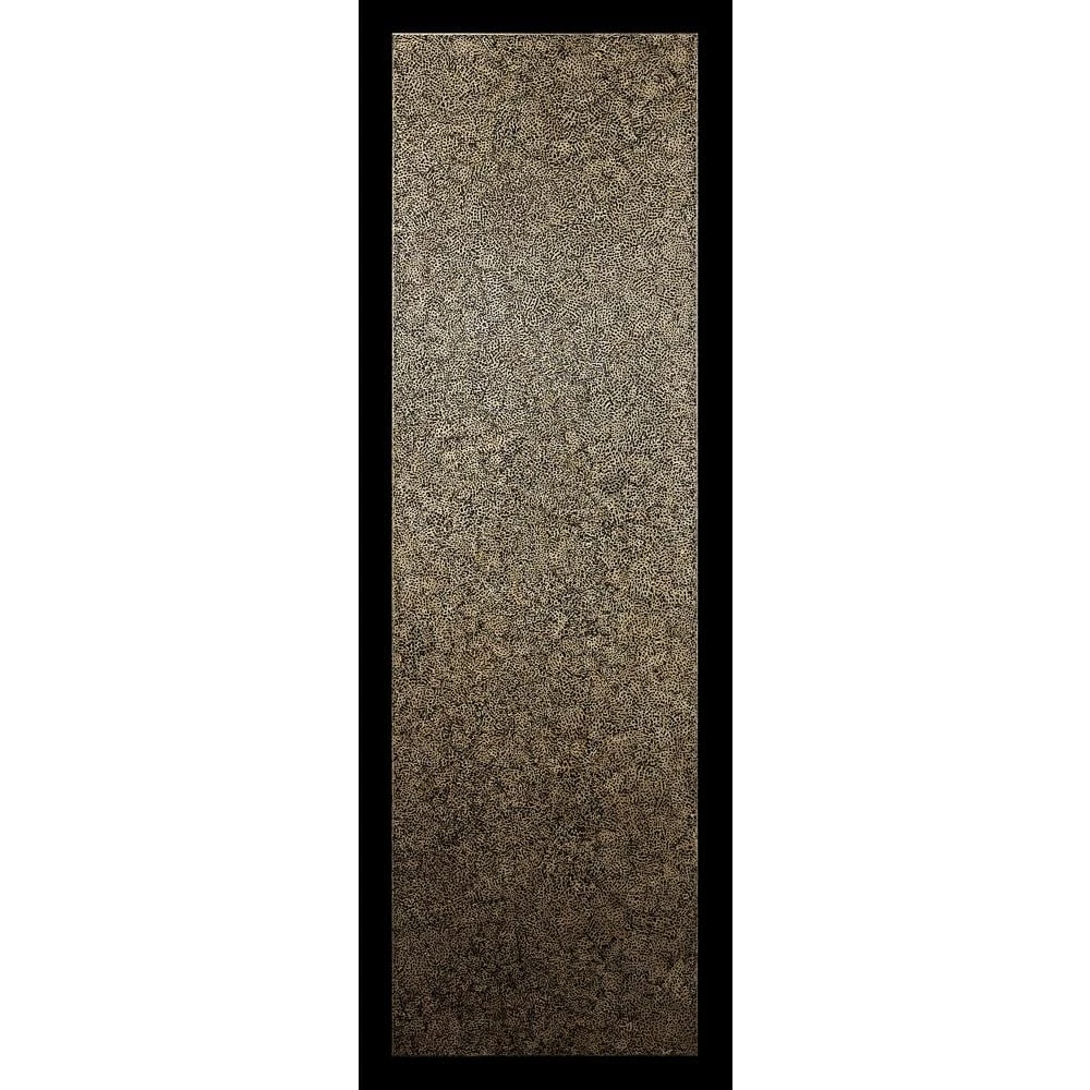 24" Elements Collection Eggshell Snakeskin Black Custom Column Panel JBREBLACK24