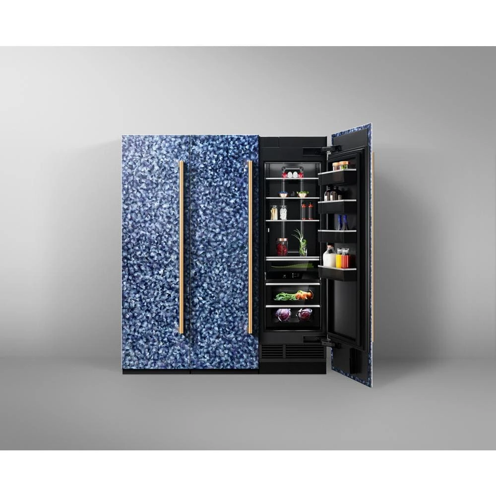 24" Elements Collection Eggshell Snakeskin Black Custom Column Panel JBREBLACK24