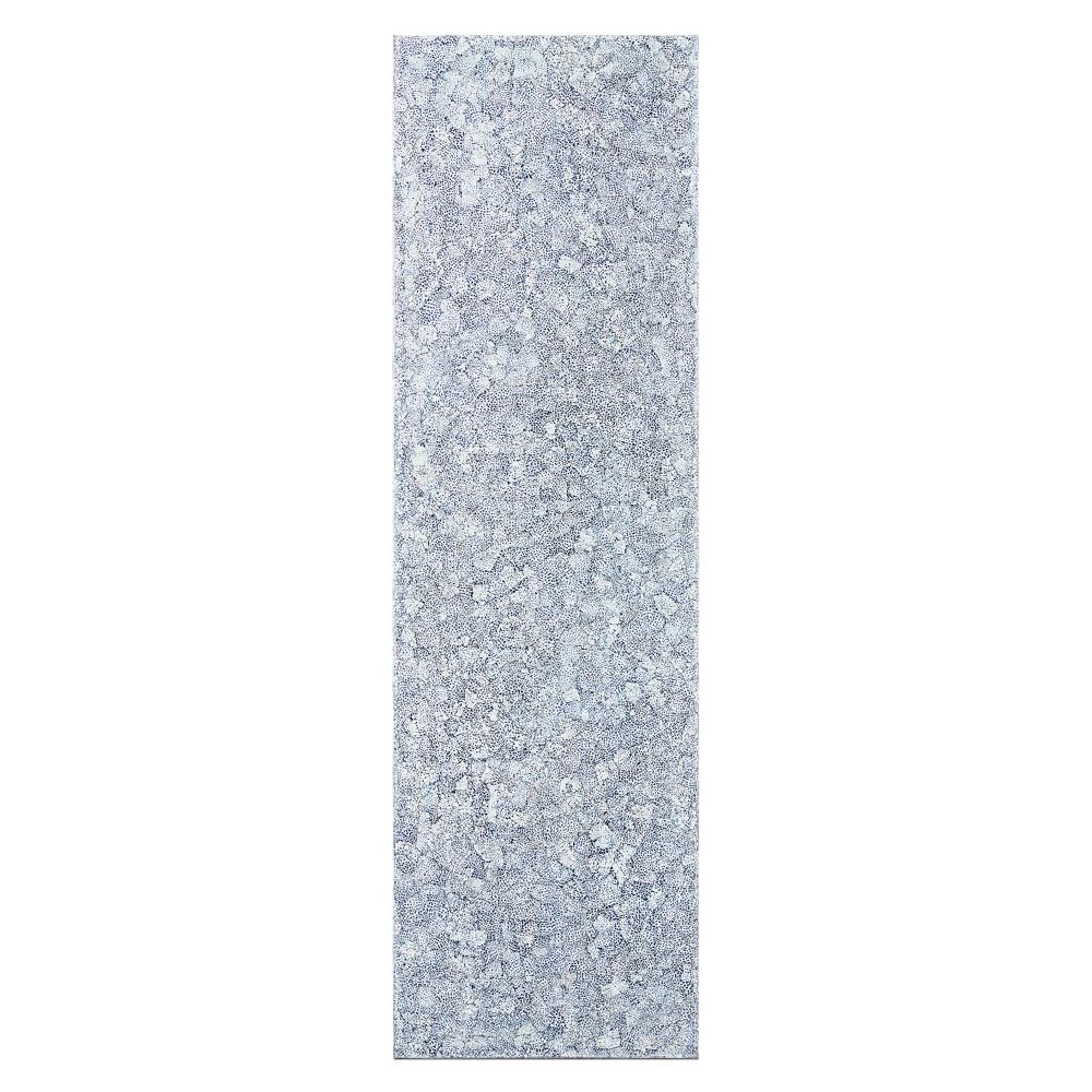 24" Elements Collection Eggshell Snakeskin Sapphire Custom Column Panel JBRESAPPH24