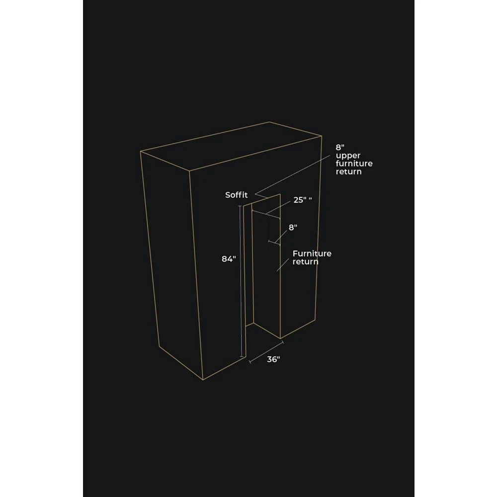 36" Panel-Ready Built-In Column Refrigerator, Left Swing JBRFL36IGX