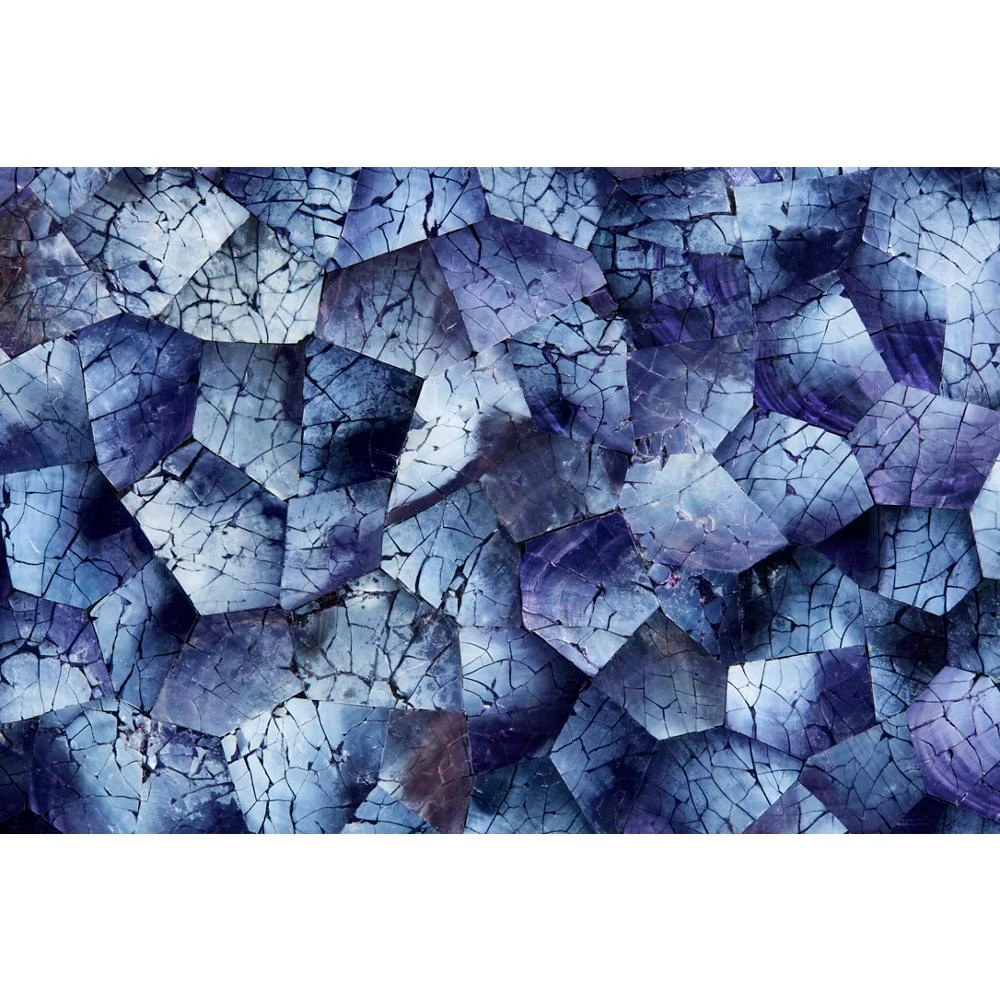 18" Elements Collection Mussel Shell Blue Custom Column Panel JBRMSBLUE18