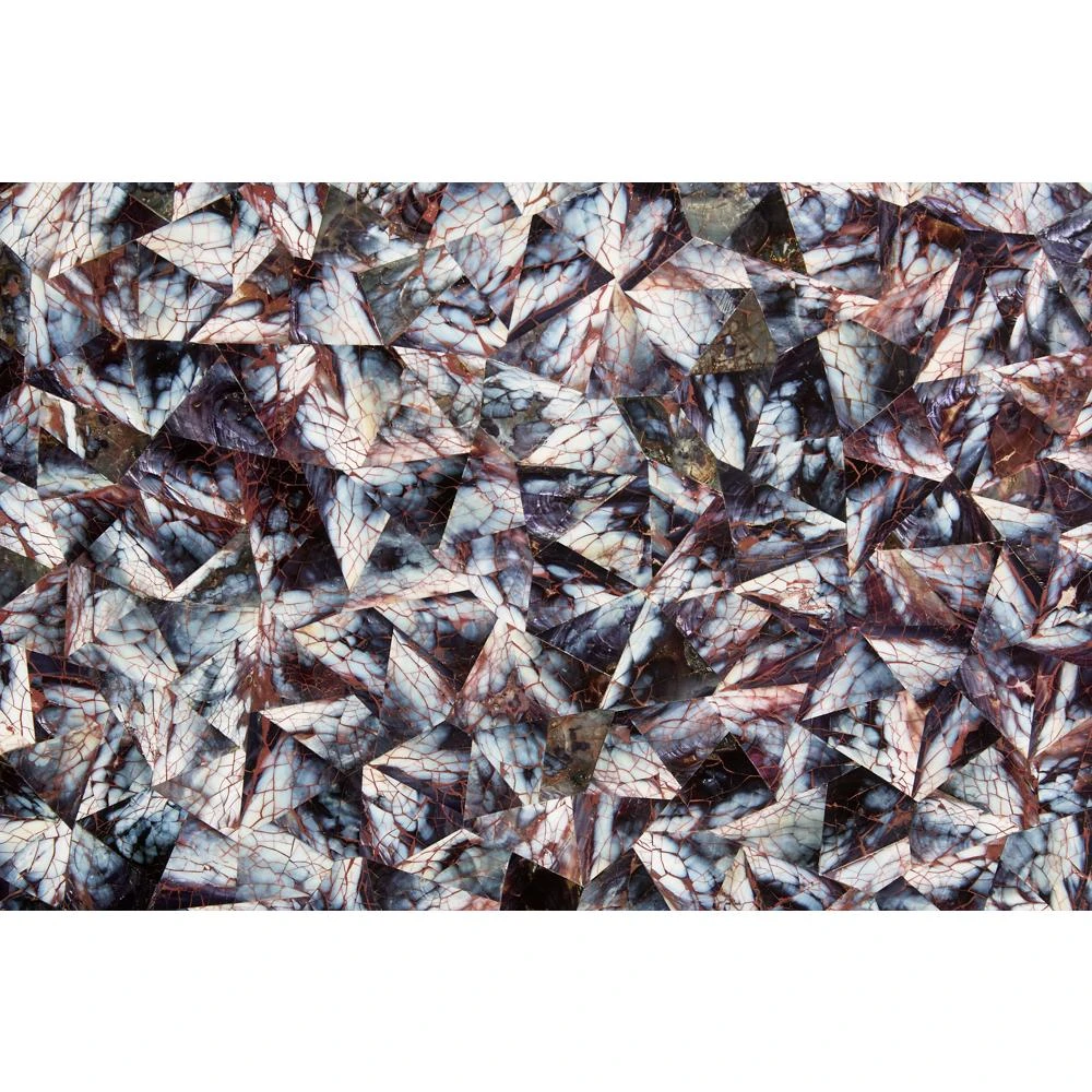 30" Elements Collection Mussel Shell Burgundy Custom Column Panel JBRMSBURG30