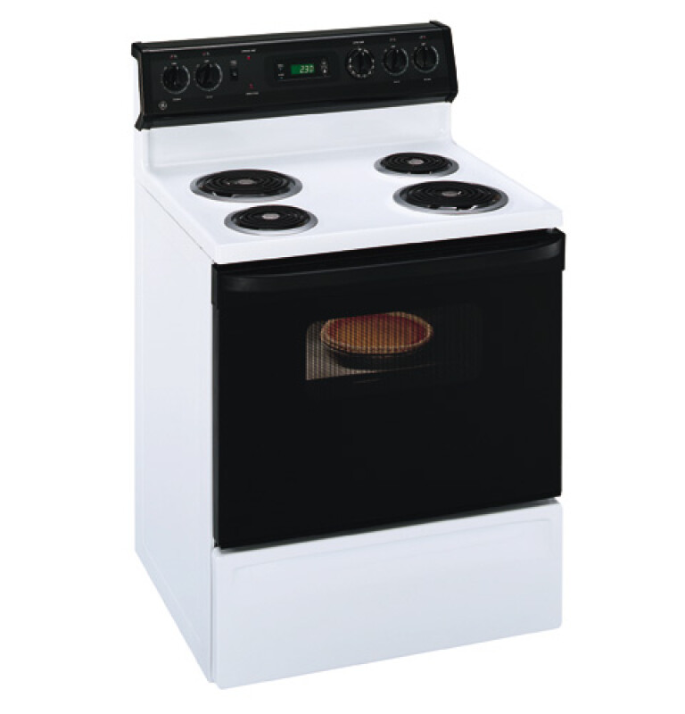 5.0 Cu. Ft. Free-Standing QuickClean Electric Range JBS27BCWH