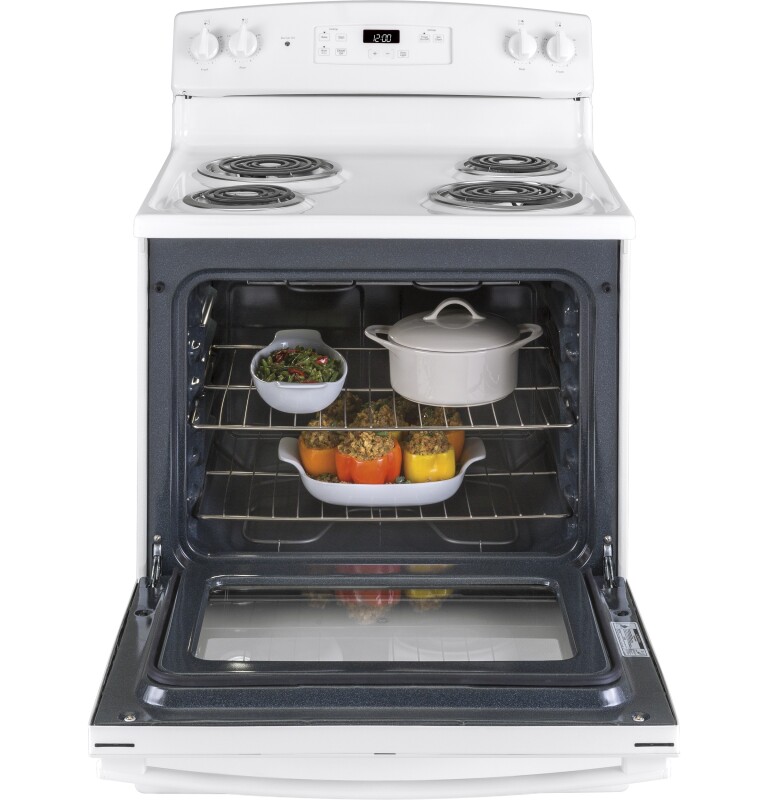 30" Free-Standing Electric Range JBS30DKWW, product image 3 of 8