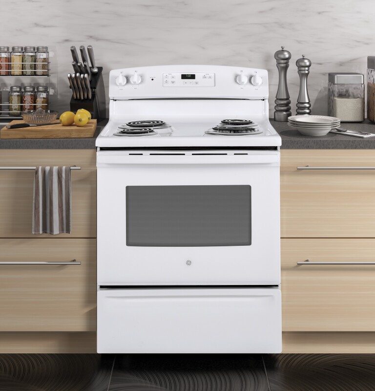 30" Free-Standing Electric Range JBS30DKWW, product image 6 of 8