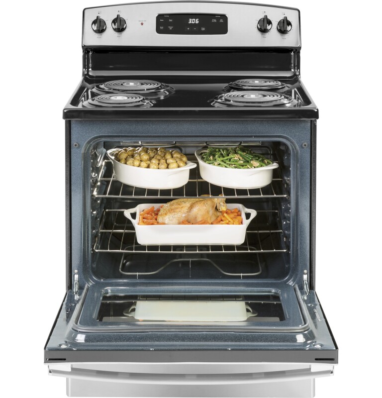 30" Free-Standing Electric Range JBS360RMSS, product image 4 of 13