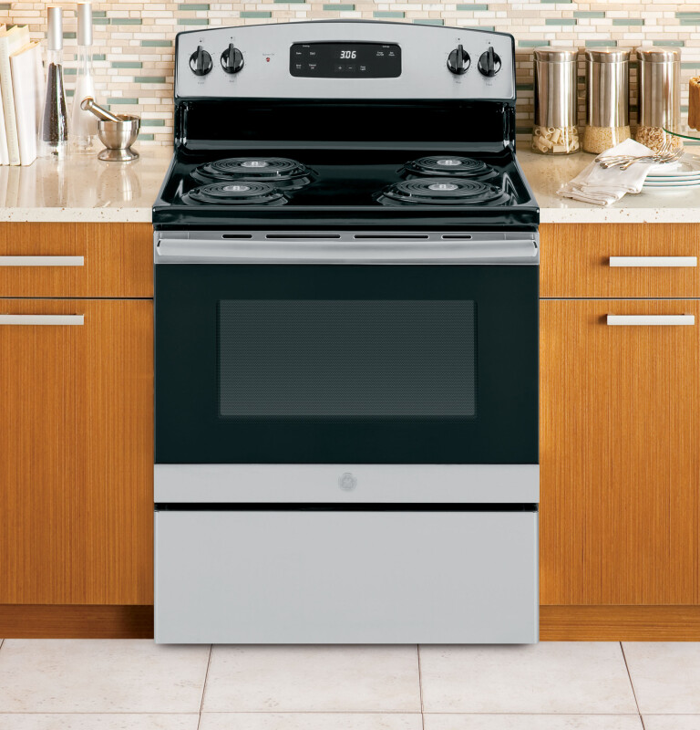 30" Free-Standing Electric Range JBS360RMSS, product image 6 of 13