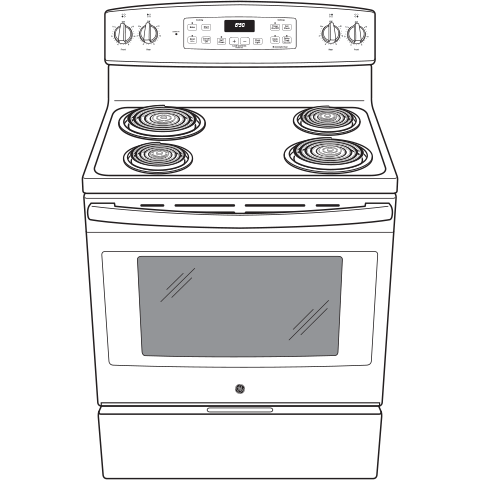 30" Free-Standing Electric Range JBS360RRSS