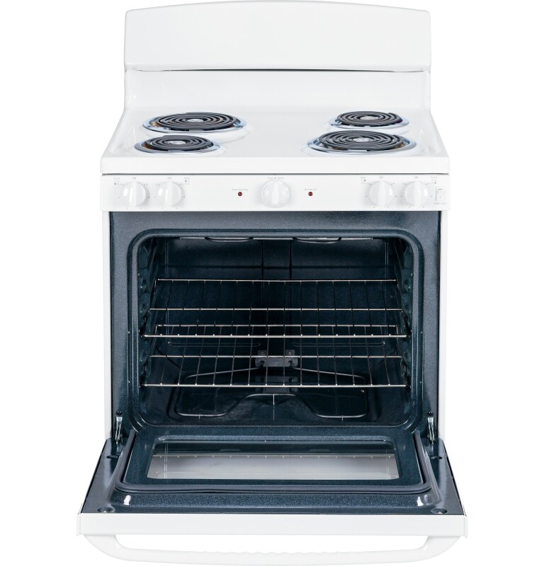 30" Free-Standing Electric Range JBS45DFWW, product image 2 of 14