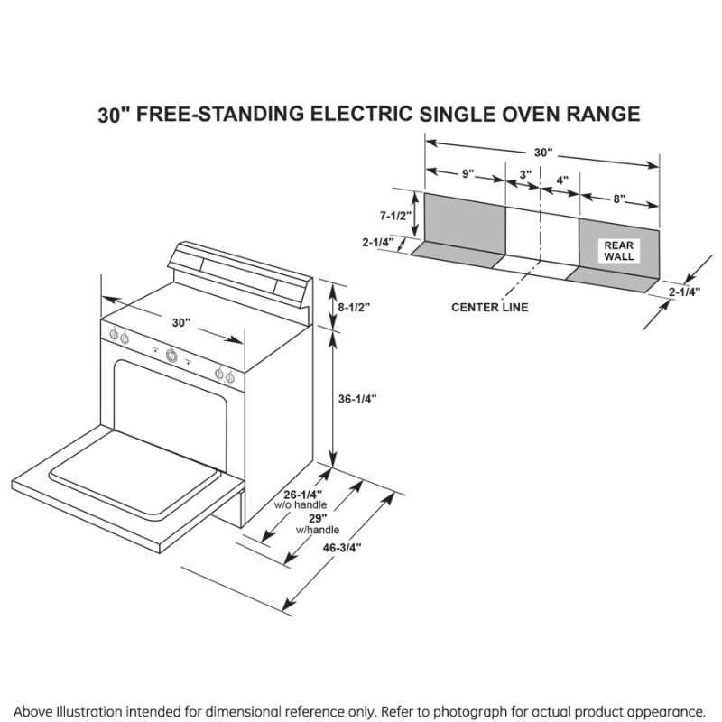 30" Free-Standing Electric Range view 8