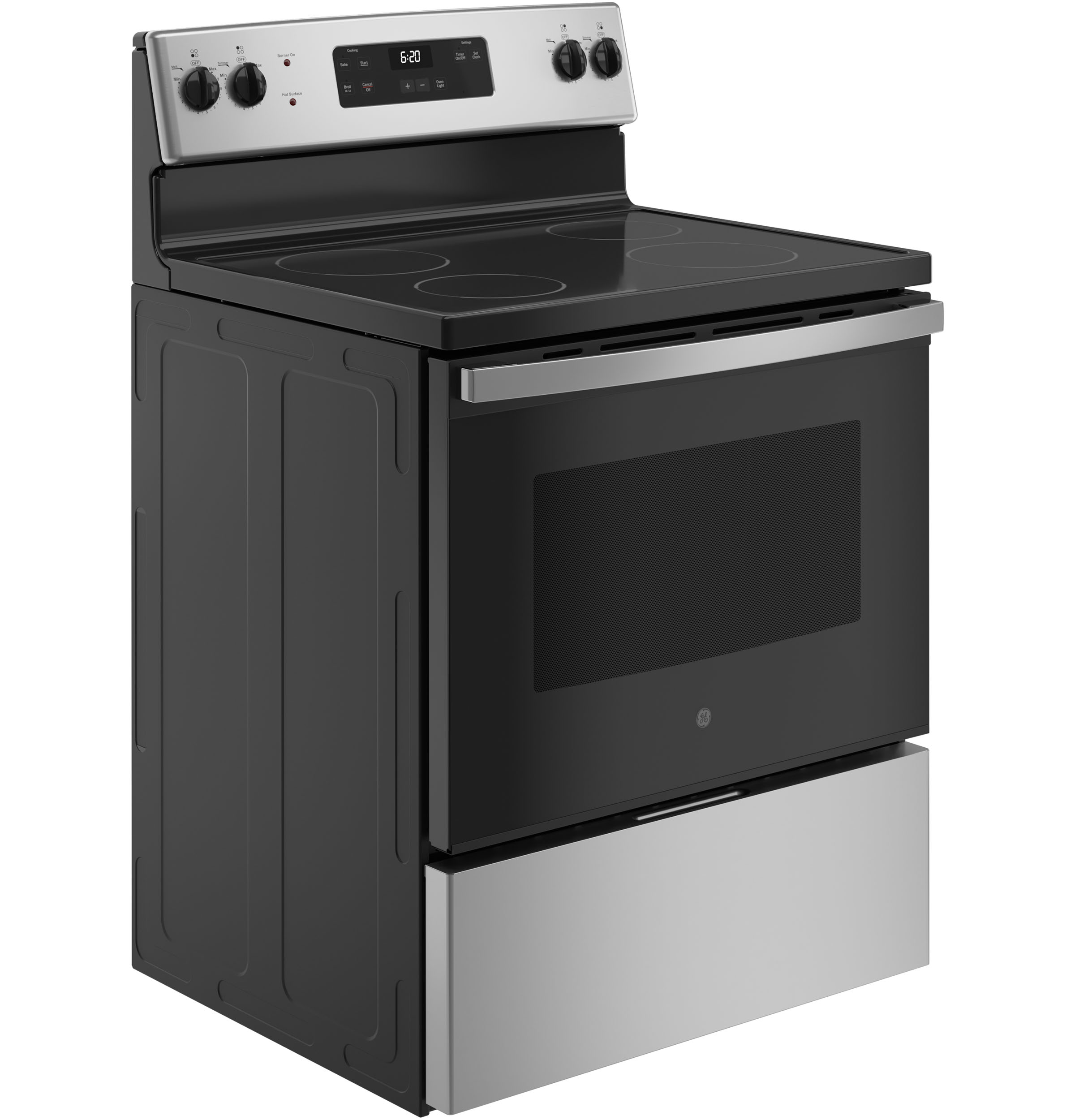 30” Free-standing Electric Radiant Smooth Cooktop Range JBS62RWSS