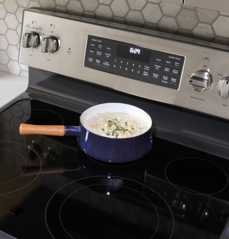 30" Free-Standing Electric Double Oven Convection Range view 2