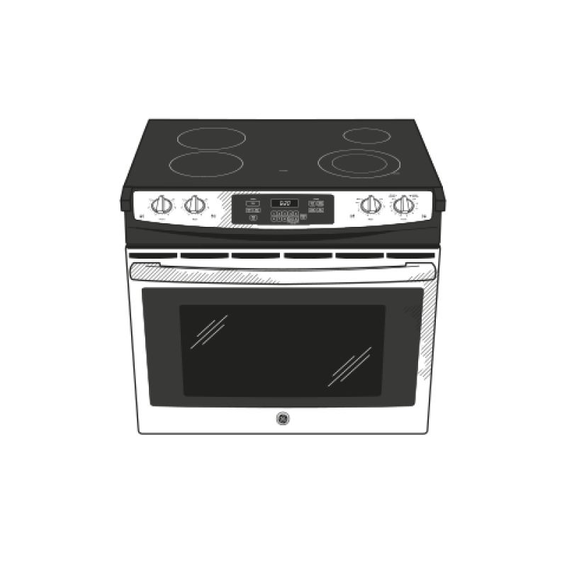 30" Drop-In Electric Range JD630SFSS