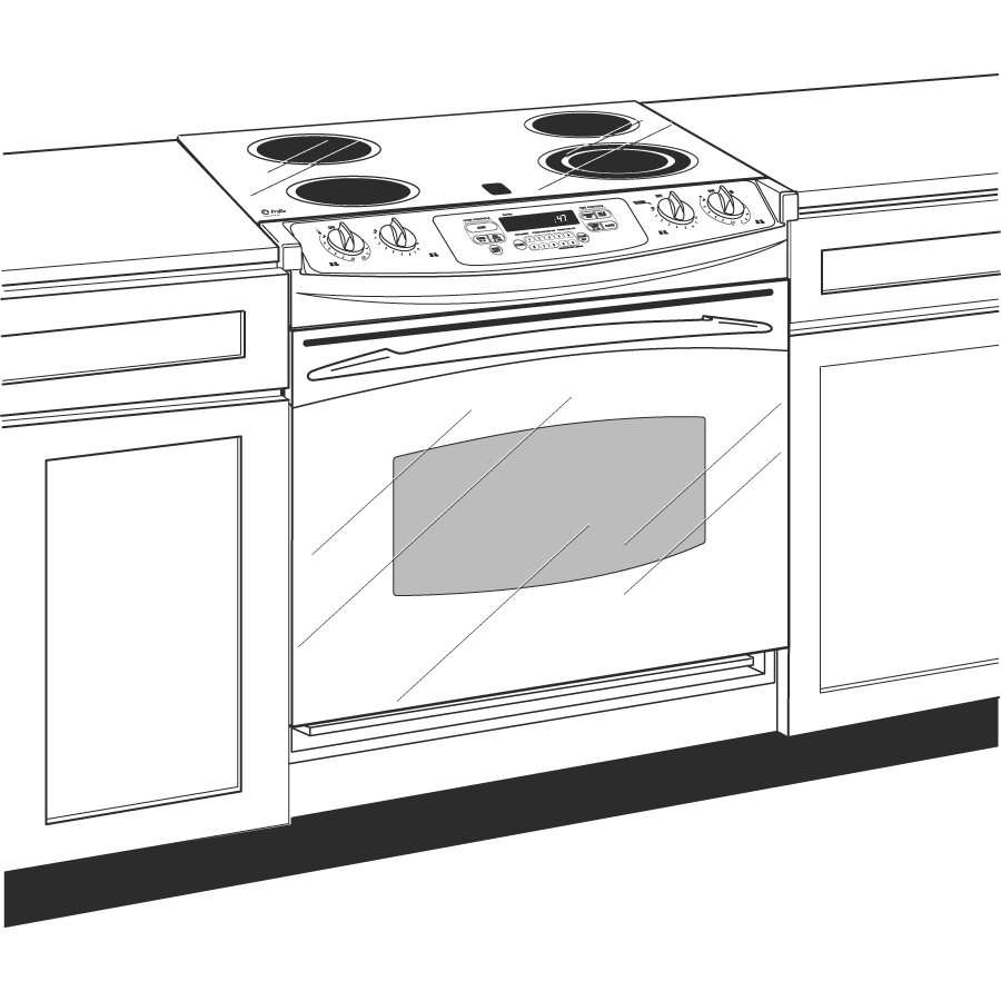 30" Drop-In Electric Range JD900BKBB
