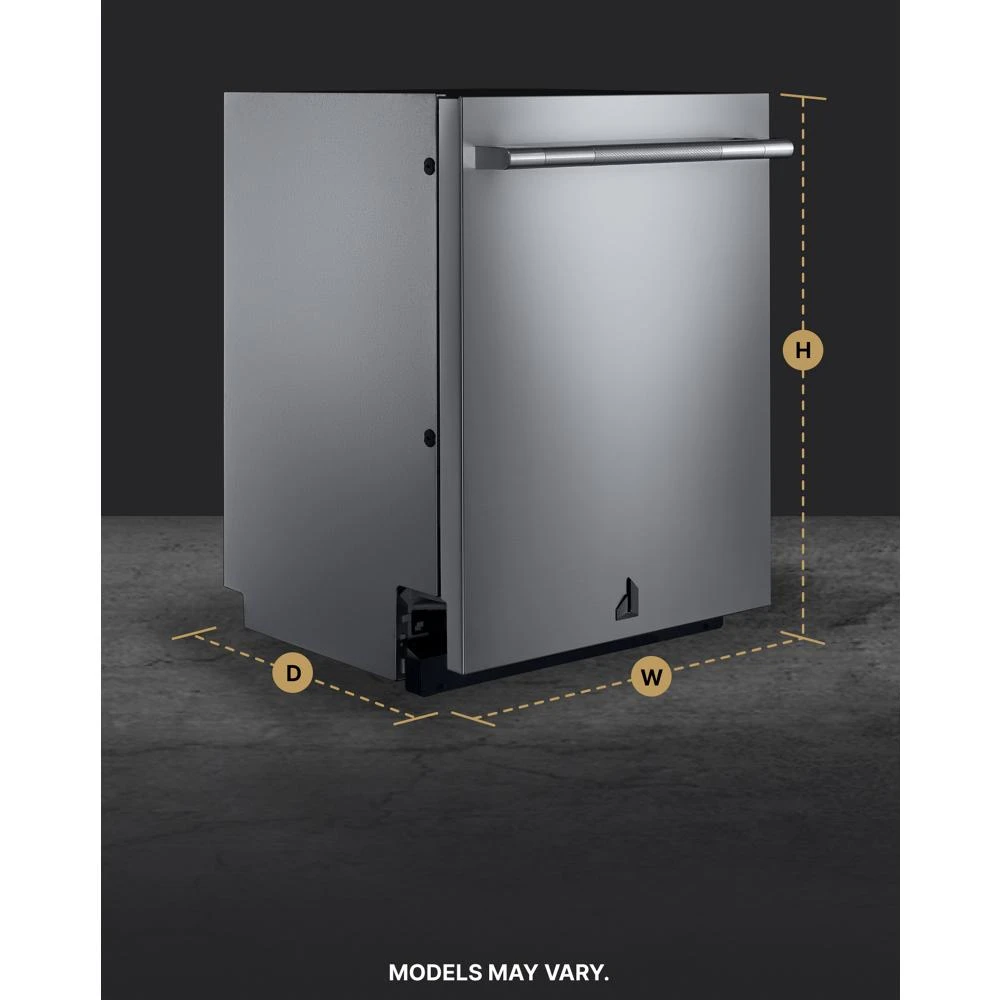 24" RISE™ Fully Integrated Dishwasher with 3rd Level Rack with Wash JDAF5924RL