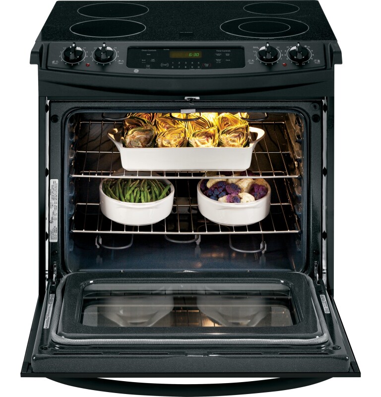 30" Drop-In Electric Range with Self-Cleaning Oven JDP42DTBB