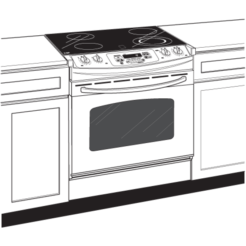 30" Drop-In Electric Range with Self-Cleaning Oven view 2