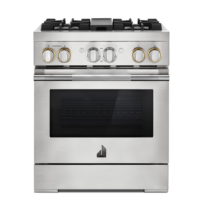 JennAir RISE™ 30" Dual-Fuel Professional Range Stainless Steel JDRP430HL Picture 1