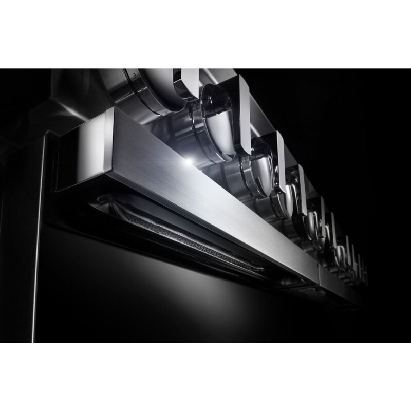 NOIR 36" Dual-Fuel Professional Range with Chrome-Infused Griddle JDRP536HM